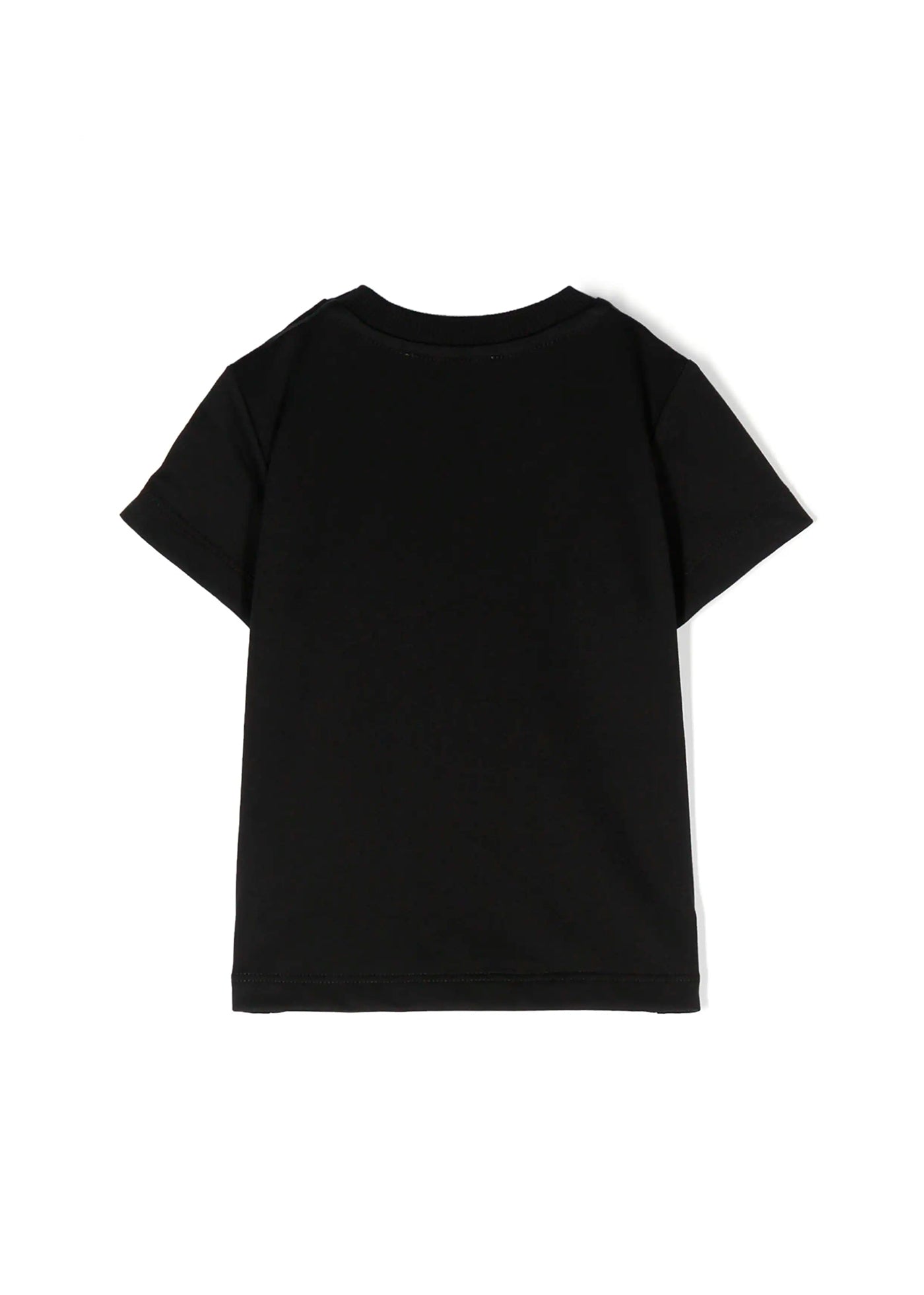Moschino Kids T-Shirt Nera con Logo Teddy Bear