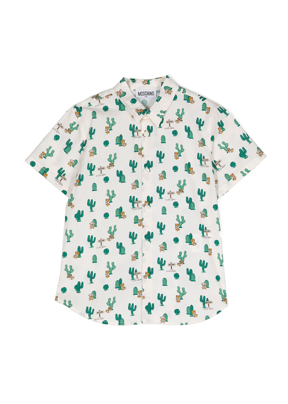 Moschino Kids Camicia Fantasia Toy Cactus per Bambini