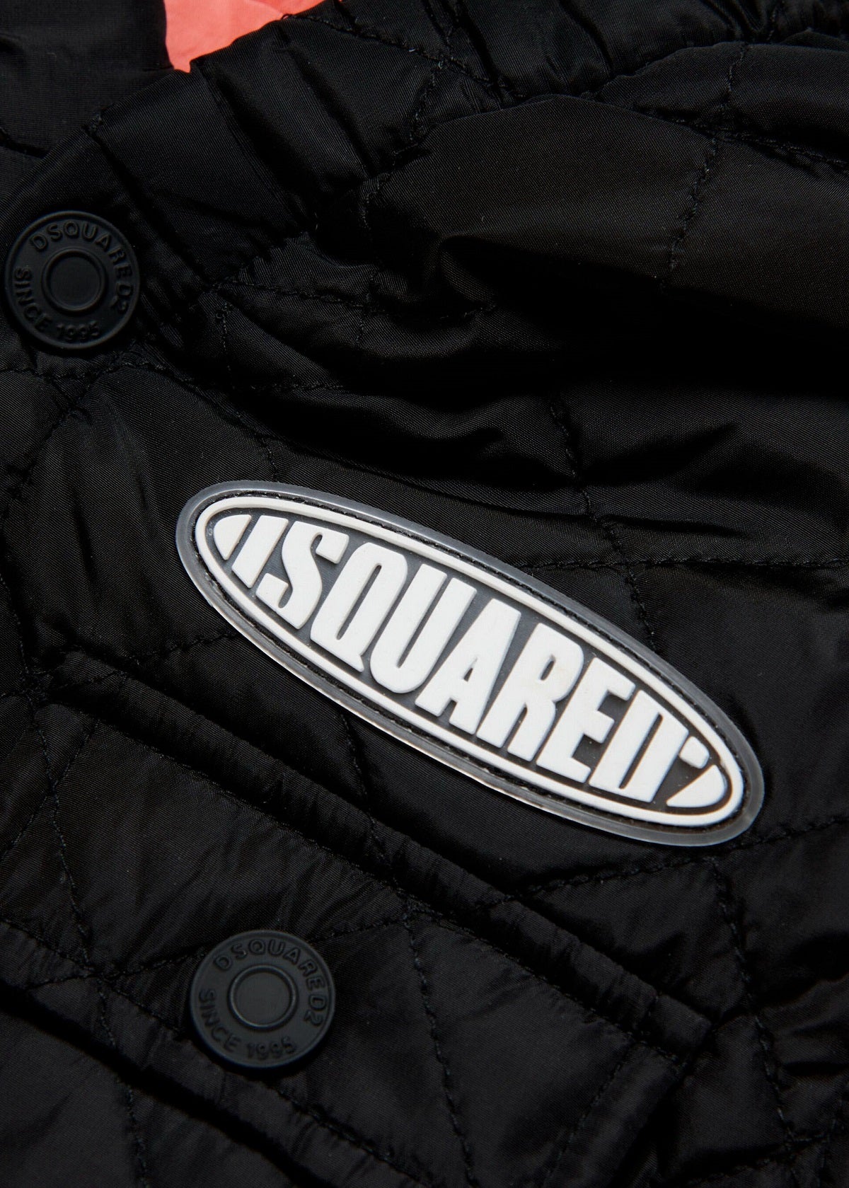 Dsquared2 Piumino Smanicato con Patch Logo Surf per Neonati