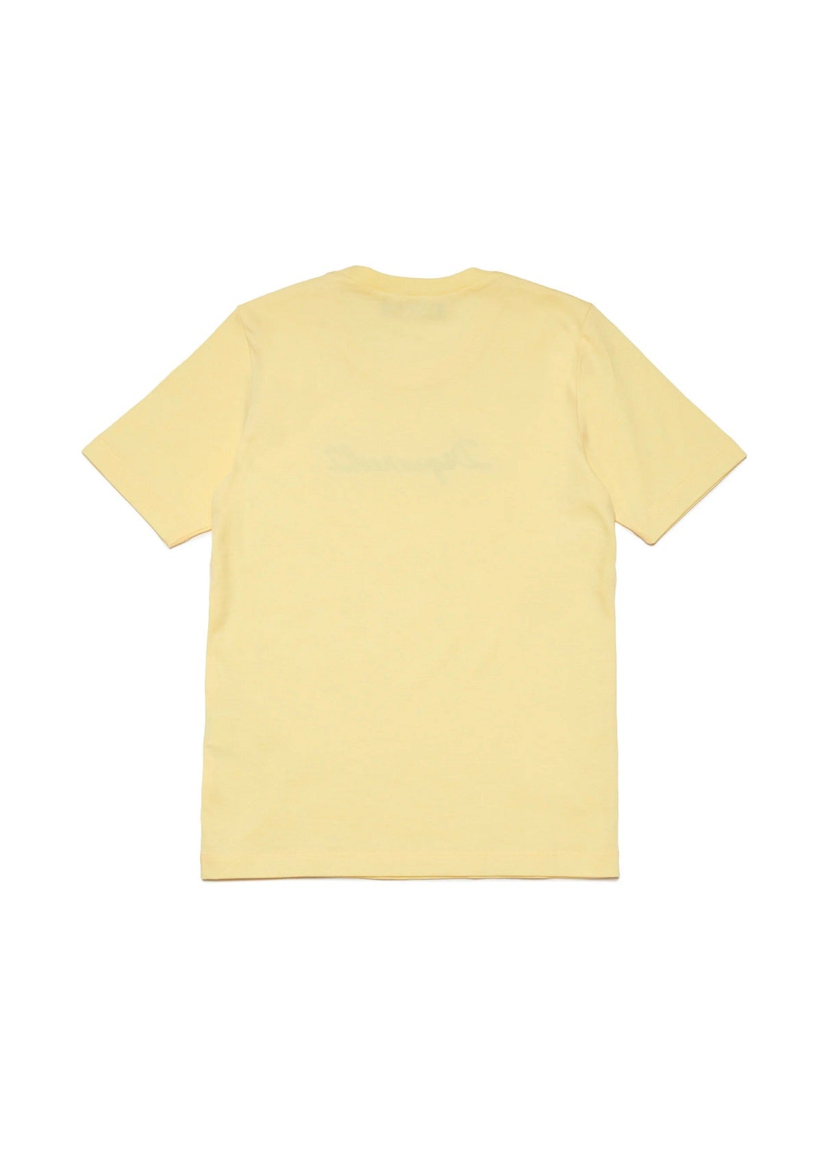 Dsquared2 Kids T-Shirt Gialla con Logo Ricamato per Bambine