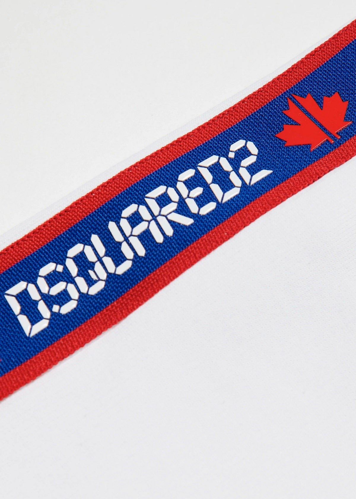 Dsquared2 Kids Short Bianco con Banda Logata