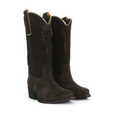 Brown Glitter Camperos High Jammers for Girls