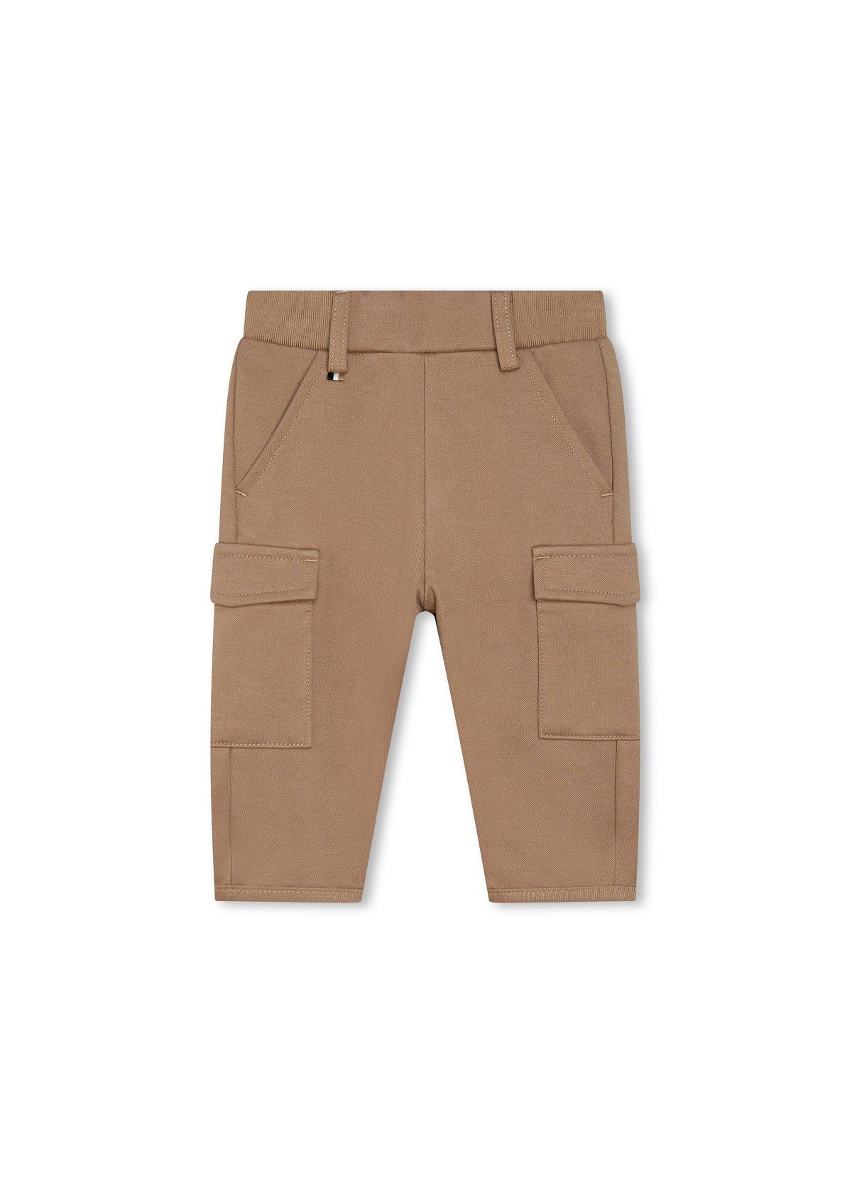 Boss Kids Pantalone Cargo Affusolato Beige per Neonati