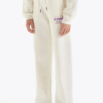Pantalone Joggers Wide Logo Pastel Diadora Kids Crema: Comfort e Stile per le Giovani Atlete
