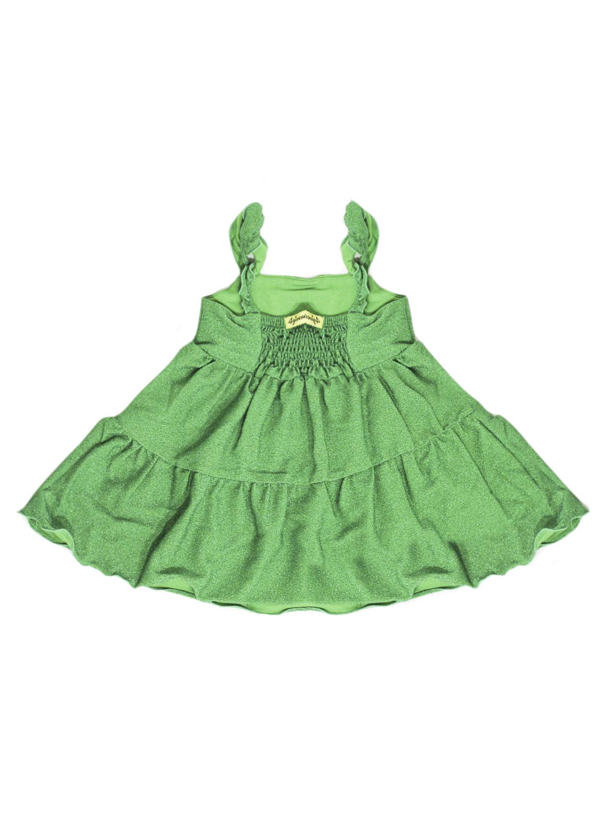 Copricostume a Balze 4giveness Neonata Verde Glitterato