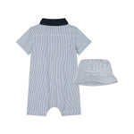 Boss Kids Pagliaccetto con Cappelllino a Righe