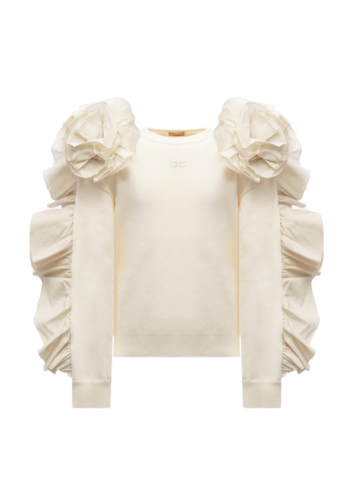 Elisabetta Franchi Maglia panna