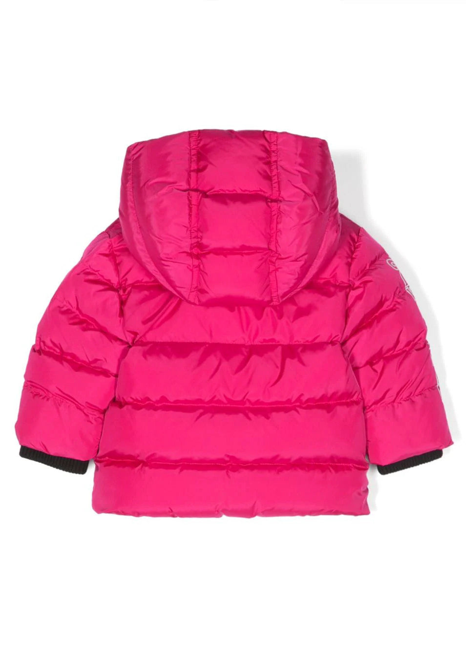 Piumino Imbottito DSquared2 Kids Fucsia | Design Imbottito | Logo sulla Manica | Chiusura con Zip | Cappuccio Classico