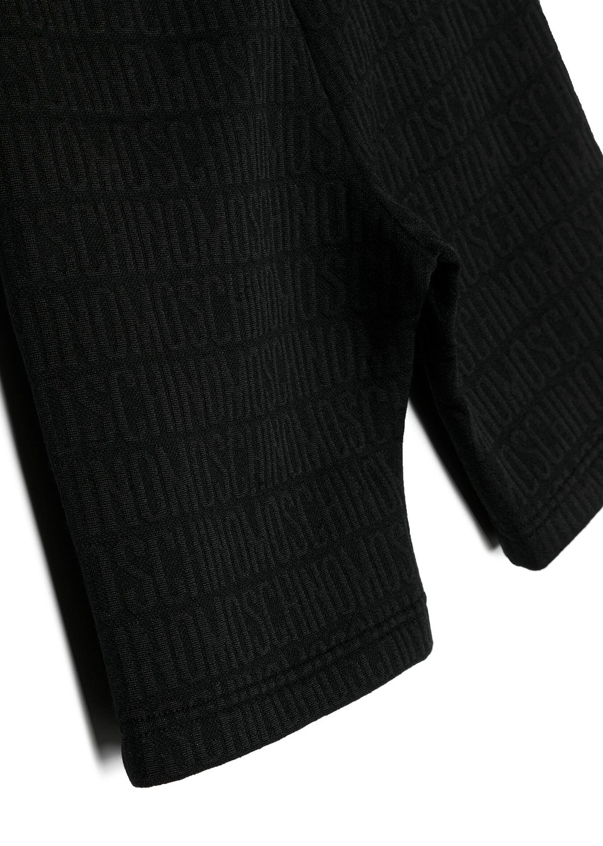 Moschino Kids Short Nero Monogram All-over