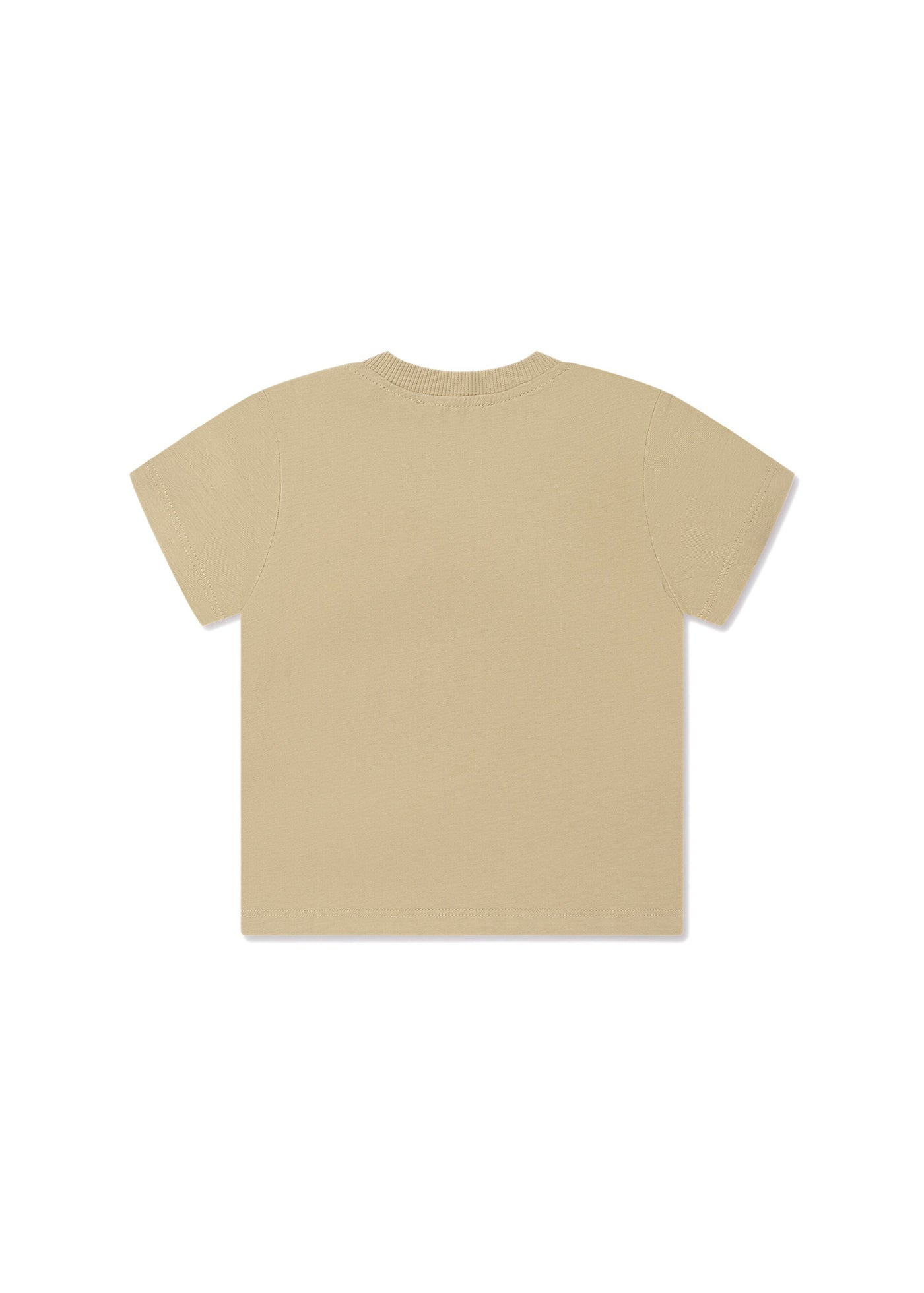 Moschino Kids T-shirt Natural con Stampa per Neonati