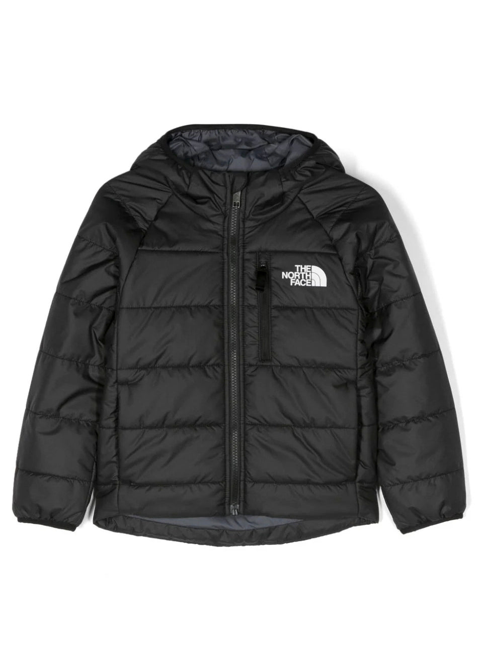 The North Face Kids Piumino Reversibile Nero/Grigio
