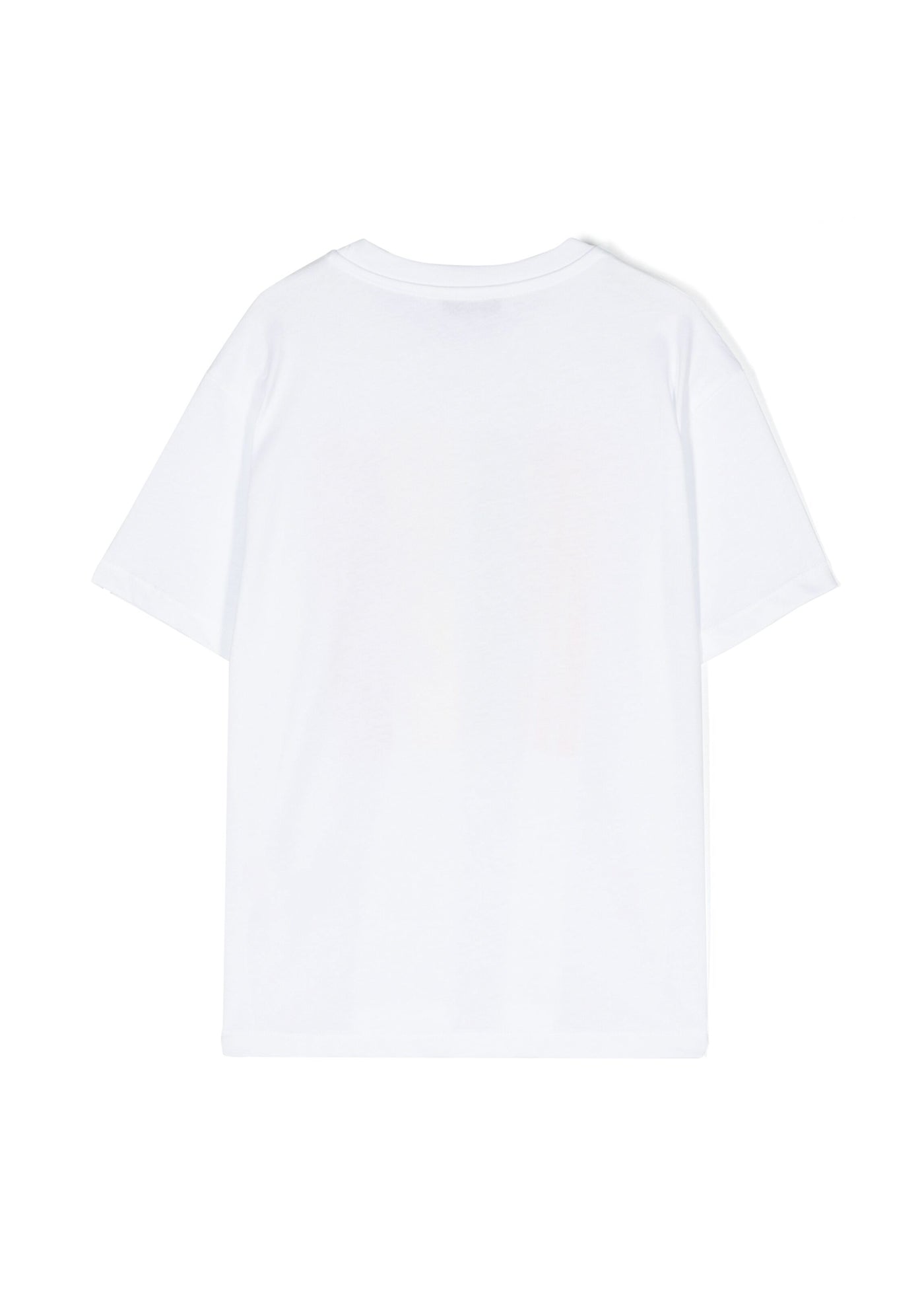 Msgm Kids T-Shirt Bianca con Stampa Multicolor per Bambine