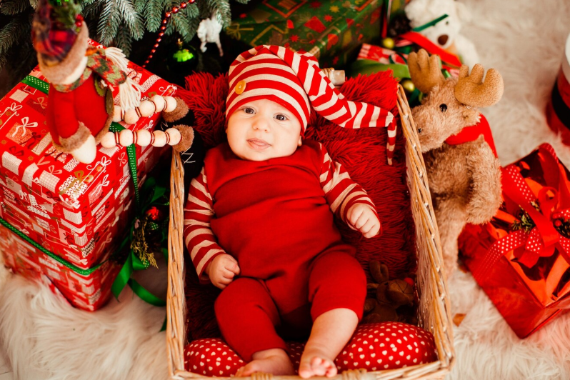Outfit neonato Natale 2025