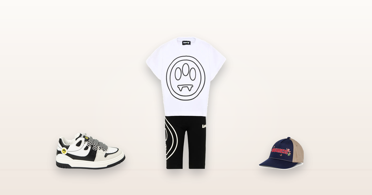 Regali per il primo compleanno: completo, sneakers e cappello per bambino