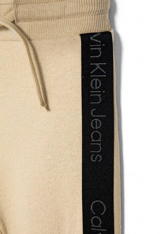 Calvin Klein Kids Pantaloni in Tuta Beige per Neonati (dettaglio)