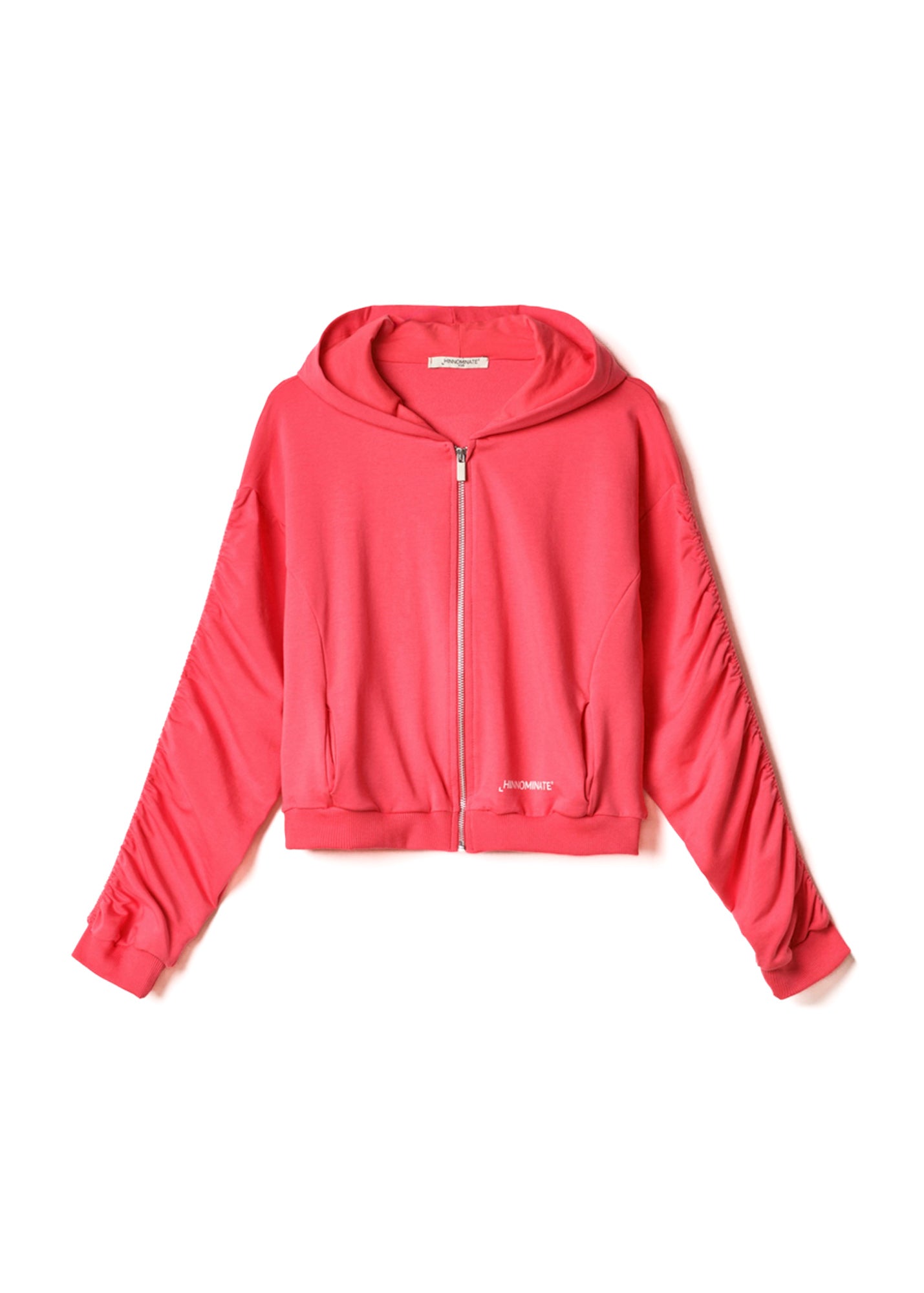 Hinnominate Kids Felpa con Cappuccio Corallo per Bambine