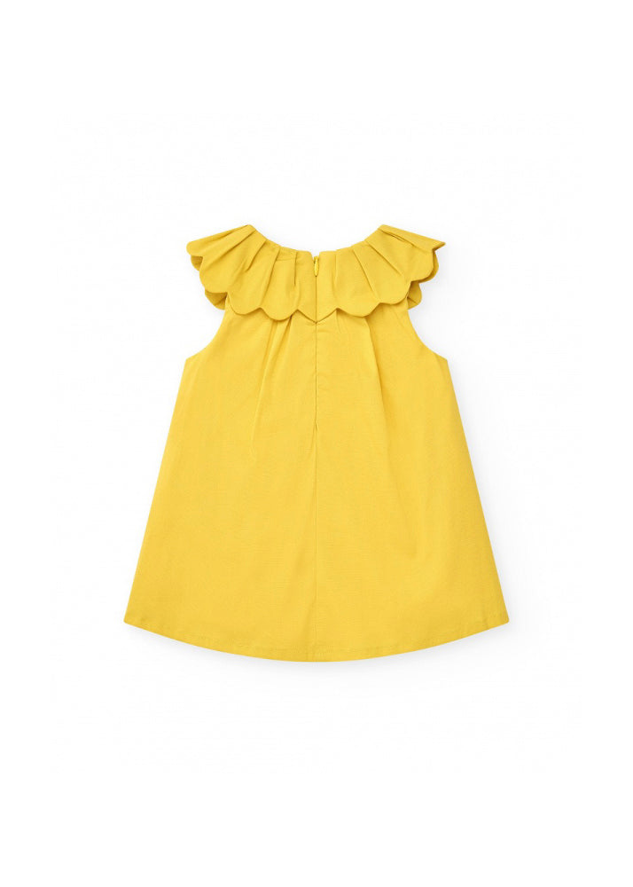 Tuc Tuc Abito Giallo con Fiori per Neonate