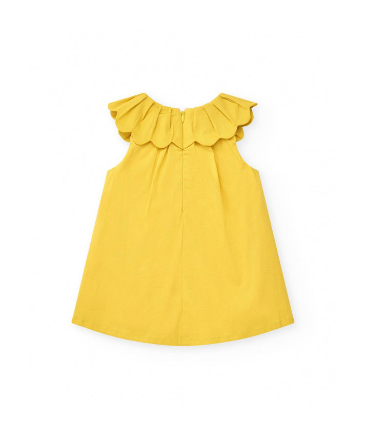 Tuc Tuc Abito Giallo con Fiori per Neonate