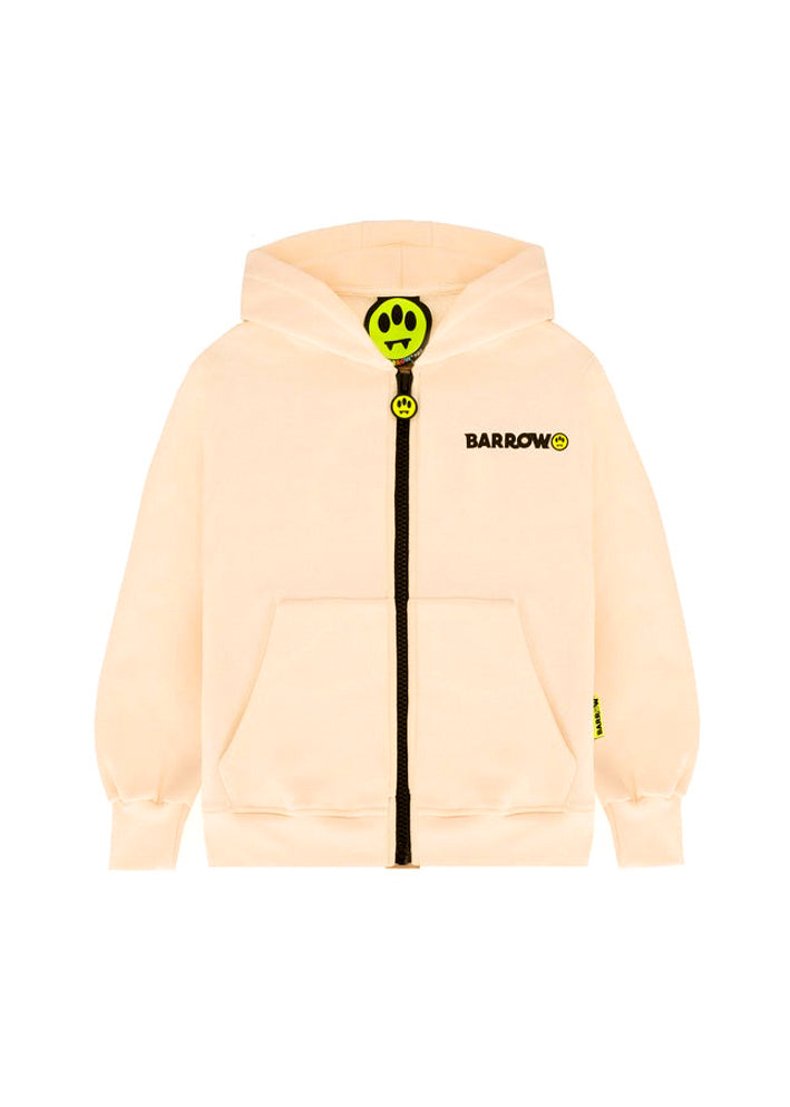 Barrow Kids Felpa Sabbia con Cappuccio e Zip per Bambini