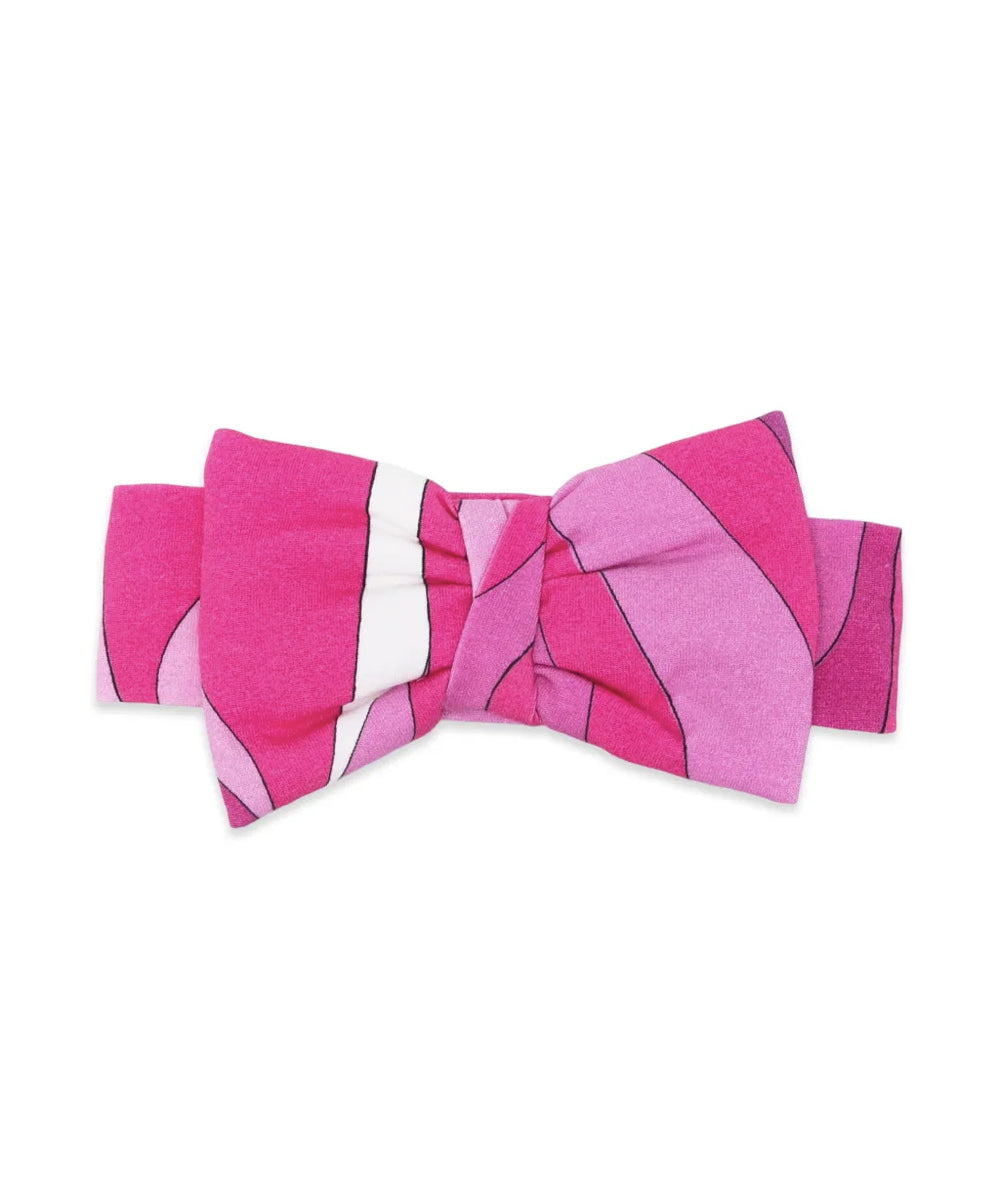 Emilio Pucci Kids Fascia Fiocco a Fantasia per Neonate