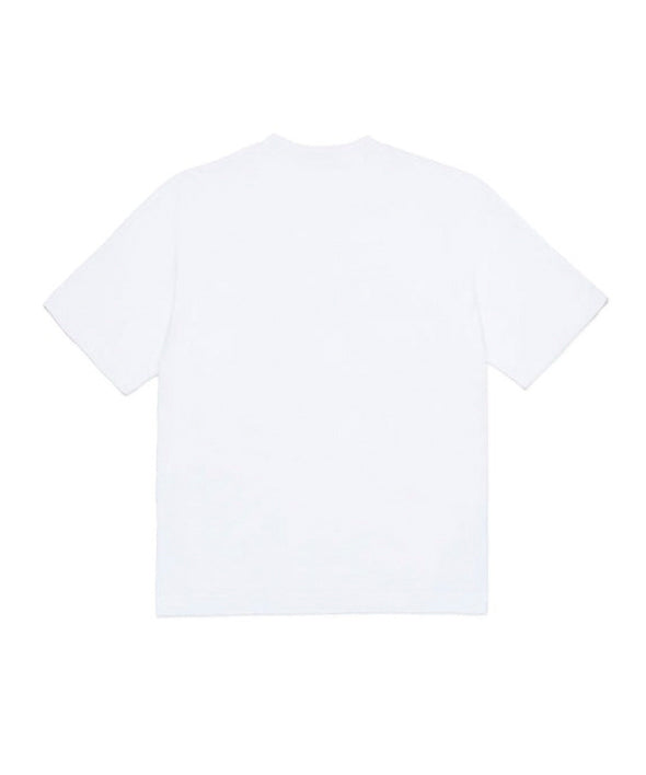 N°21 Kids T-shirt con Stampa Hamburger Bianca