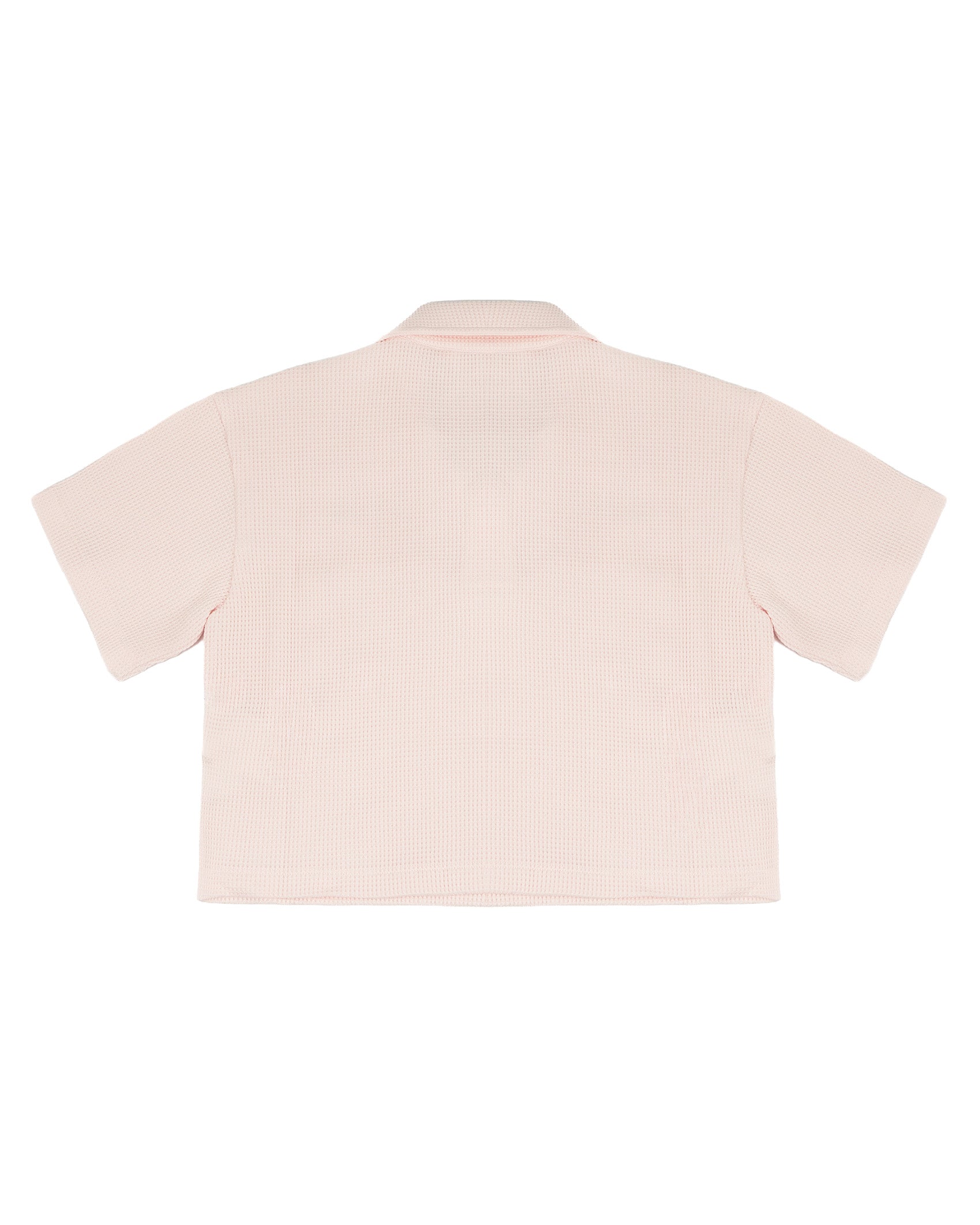 Palm Angels Kids Polo Rosa con Logo Fucsia per Bambine