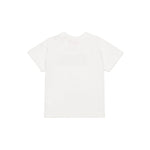 Diesel Kids T-shirt Bianca con Logo Degradè per Neonate