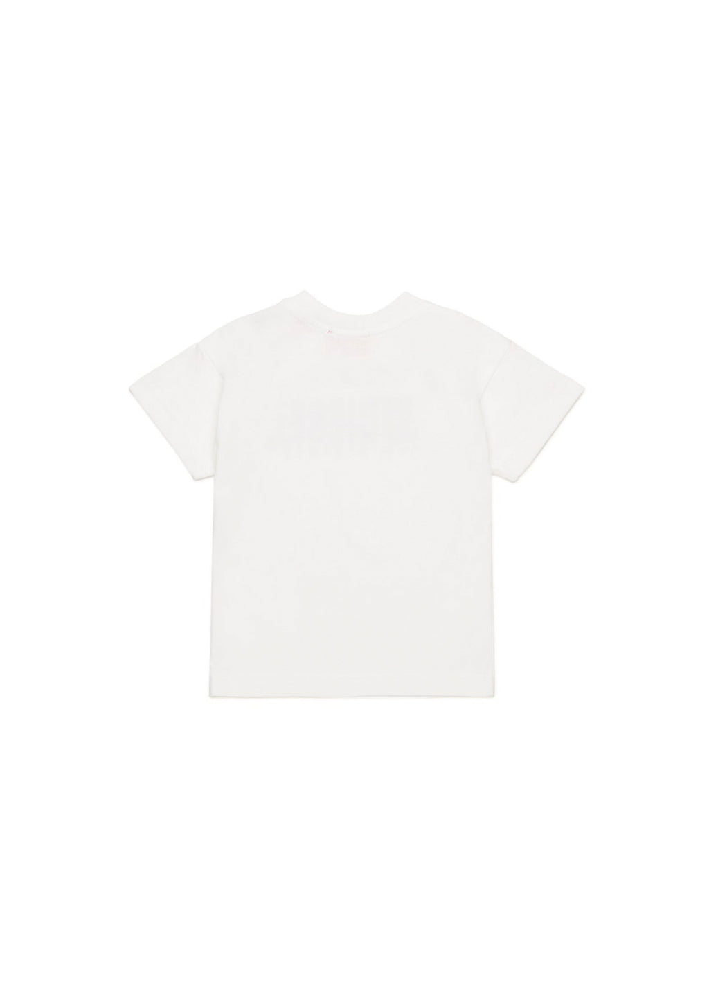 Diesel Kids T-shirt Bianca con Logo Degradè per Neonate