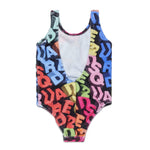Dsquared2 Kids Costume Intero con Logo All-Over Multicolor per Neonate