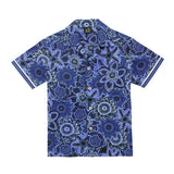 4GIVENESS Camicia Fantasia Floreale Blu per Bambini