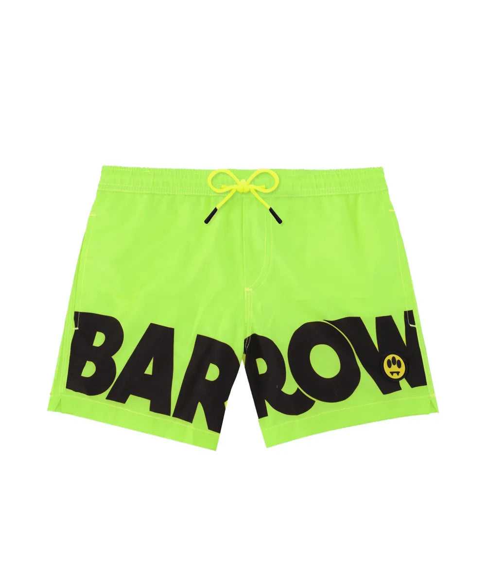 Barrow Kids Costume Verde Fluo con Stampa per Bambini