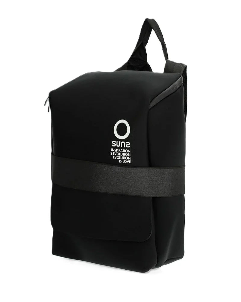 Suns Kids Zaino 24 ore Nero con Stampa Logo per Bambini