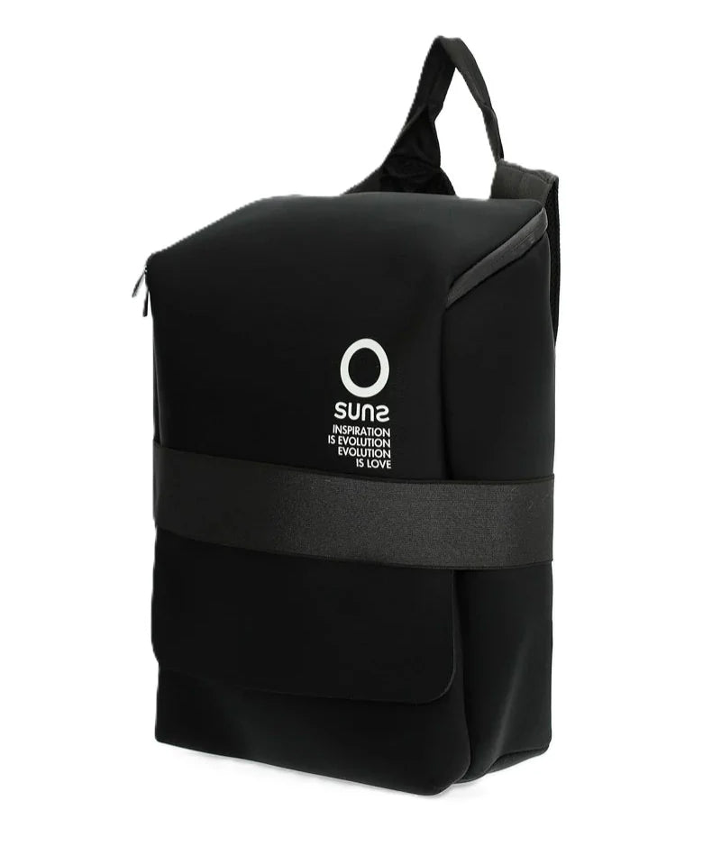 Suns Kids Zaino 24 ore Nero con Stampa Logo per Bambini