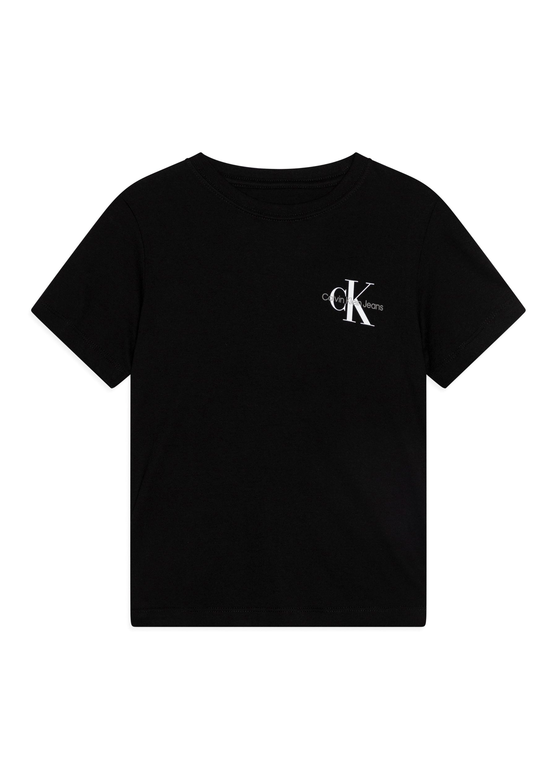 Calvin Klein Kids T-shirt Nera con Logo per Bambini