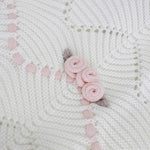Marlù Coperta Vaniglia/Rosa/Pesca per Neonate (dettagli)