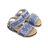Colors of California Kids Sandalo Denim per Neonate