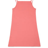 Diesel Kids Abito Corallo con Logo Oval-D per Bambine
