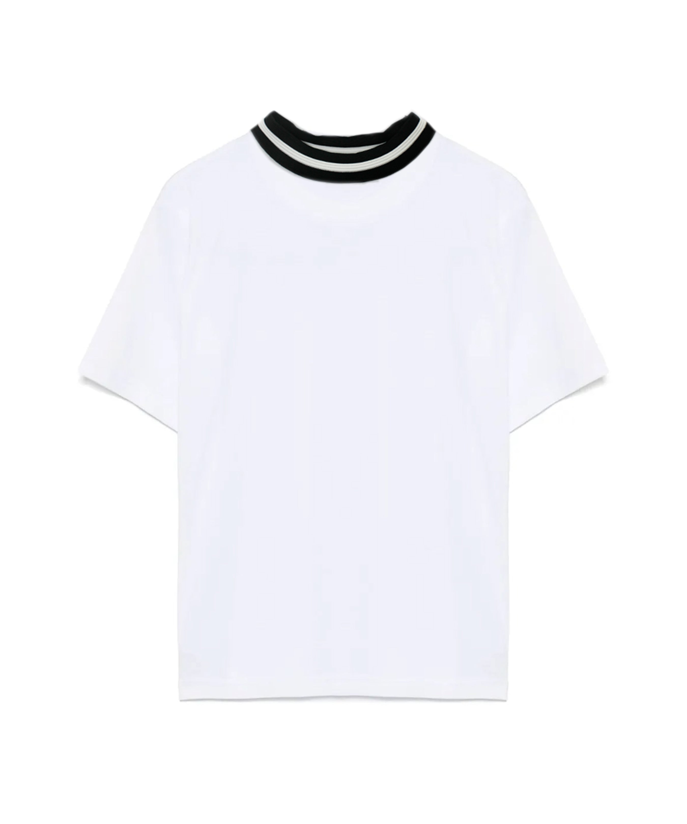 Yes London T-shirt Bianca con Colletto per Bambini