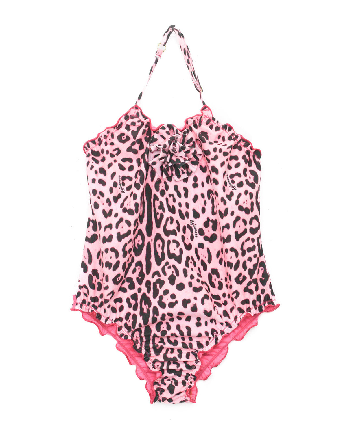 4GIVENESS Costume Monokini Fantasia Maculata Rosa per Bambine