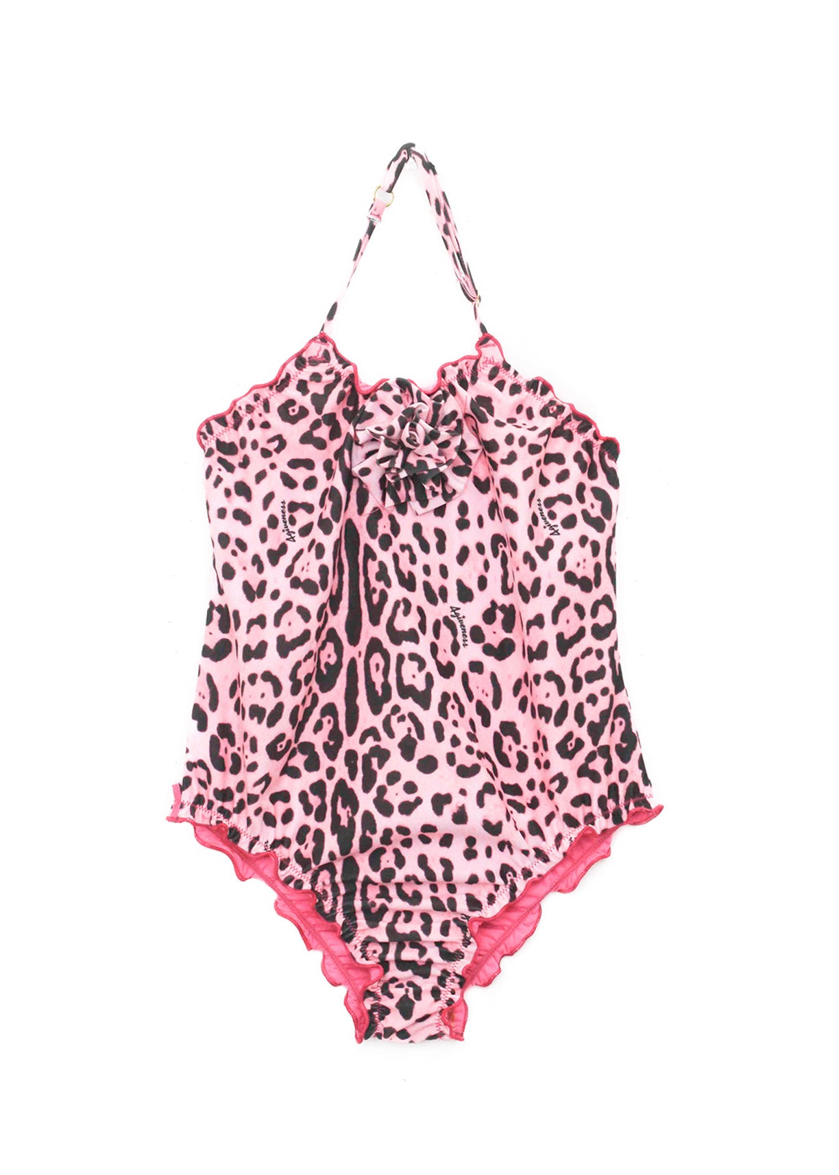 4GIVENESS Costume Monokini Fantasia Maculata Rosa per Bambine