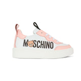 Moschino Kids Scarpette con Logo Laterale per neonate
