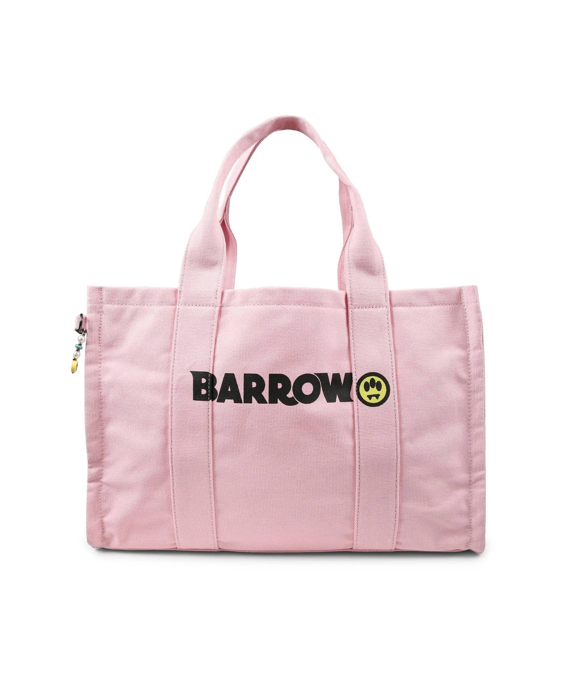 Barrow Kids Borsa Tote Rosa con Logo per Bambine (fronte)