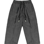 Yes London Kids Pantalone Nero con Coulisse per Bambini