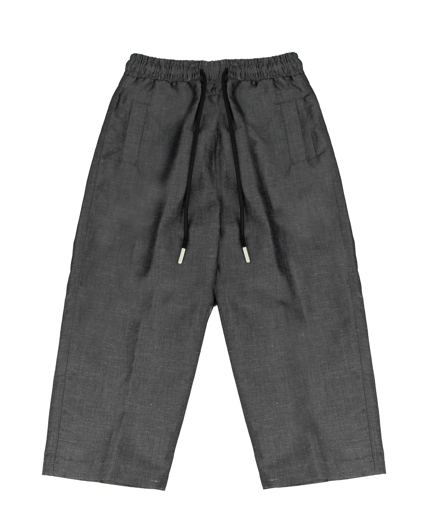 Yes London Kids Pantalone Nero con Coulisse per Bambini