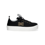 Elisabetta Franchi La Mia Bambina Sneakers Nero con Logo per Bambine