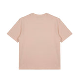Elisabetta Franchi La Mia Bambina T-shirt Rosa con Strass e Logo per Bambine