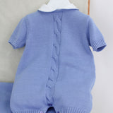 Le Coconne Pagliaccetto Celeste per Neonati