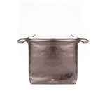 Elisabetta Franchi La Mia Bambina Borsetta Dark Choccolate a Spalla con Tracolla e Motivo Logo All-over per Bambine