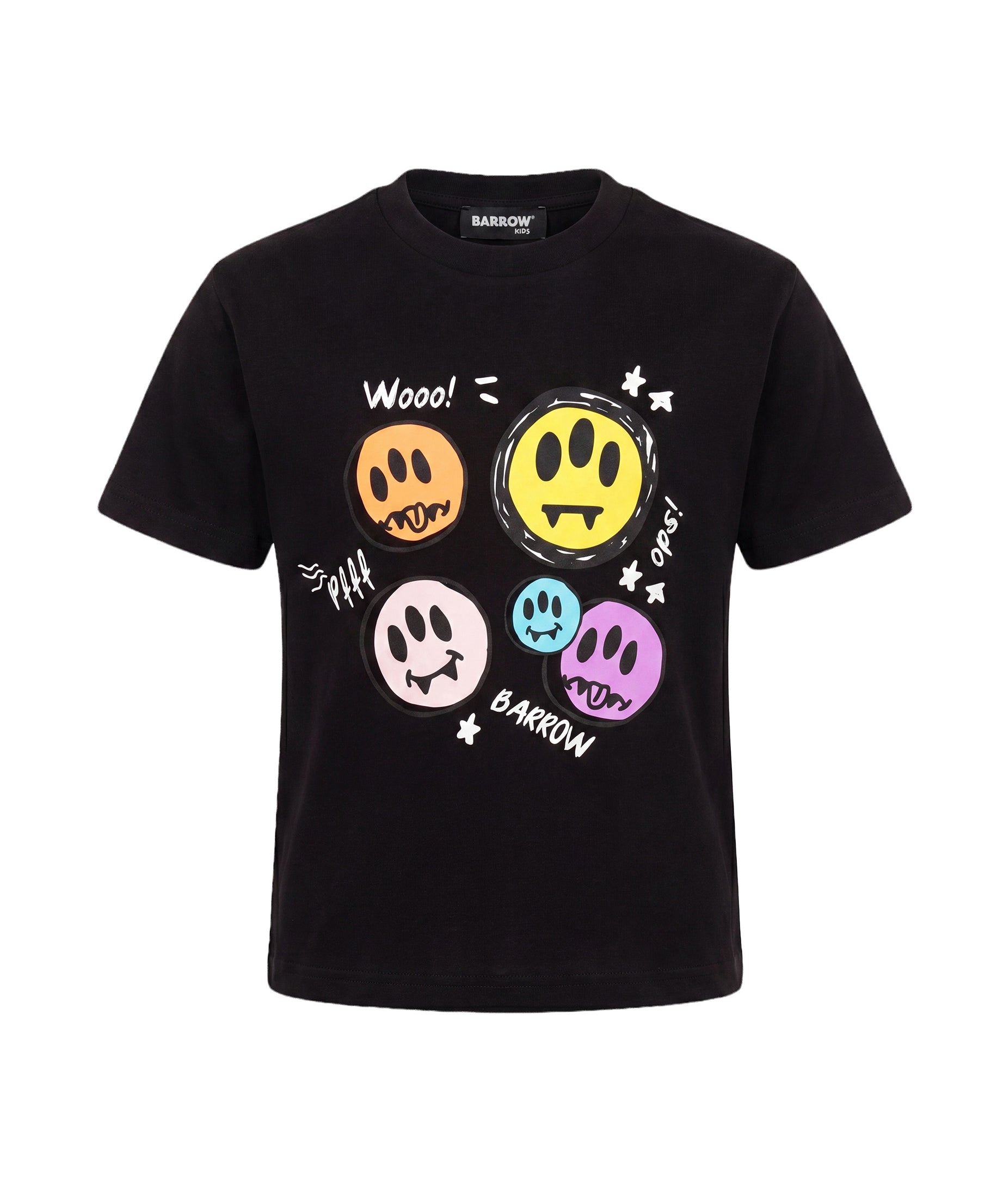 Barrow Kids T-Shirt Nero con Stampa Unisex