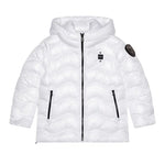Blauer Kids Giubbino con Cappuccio Bianco LAROSE JUNIOR per Bambine